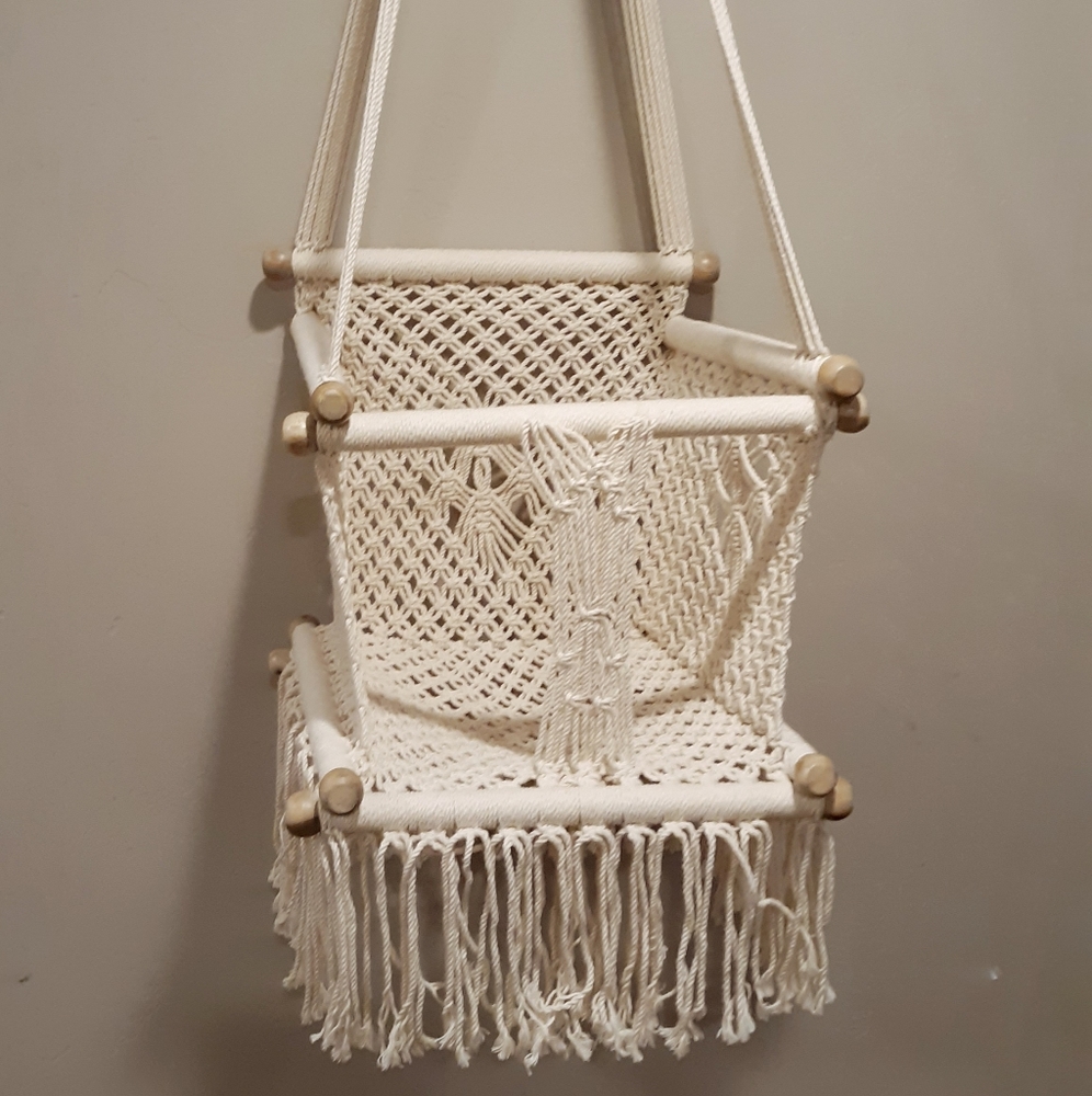 Macrame Baby Swing